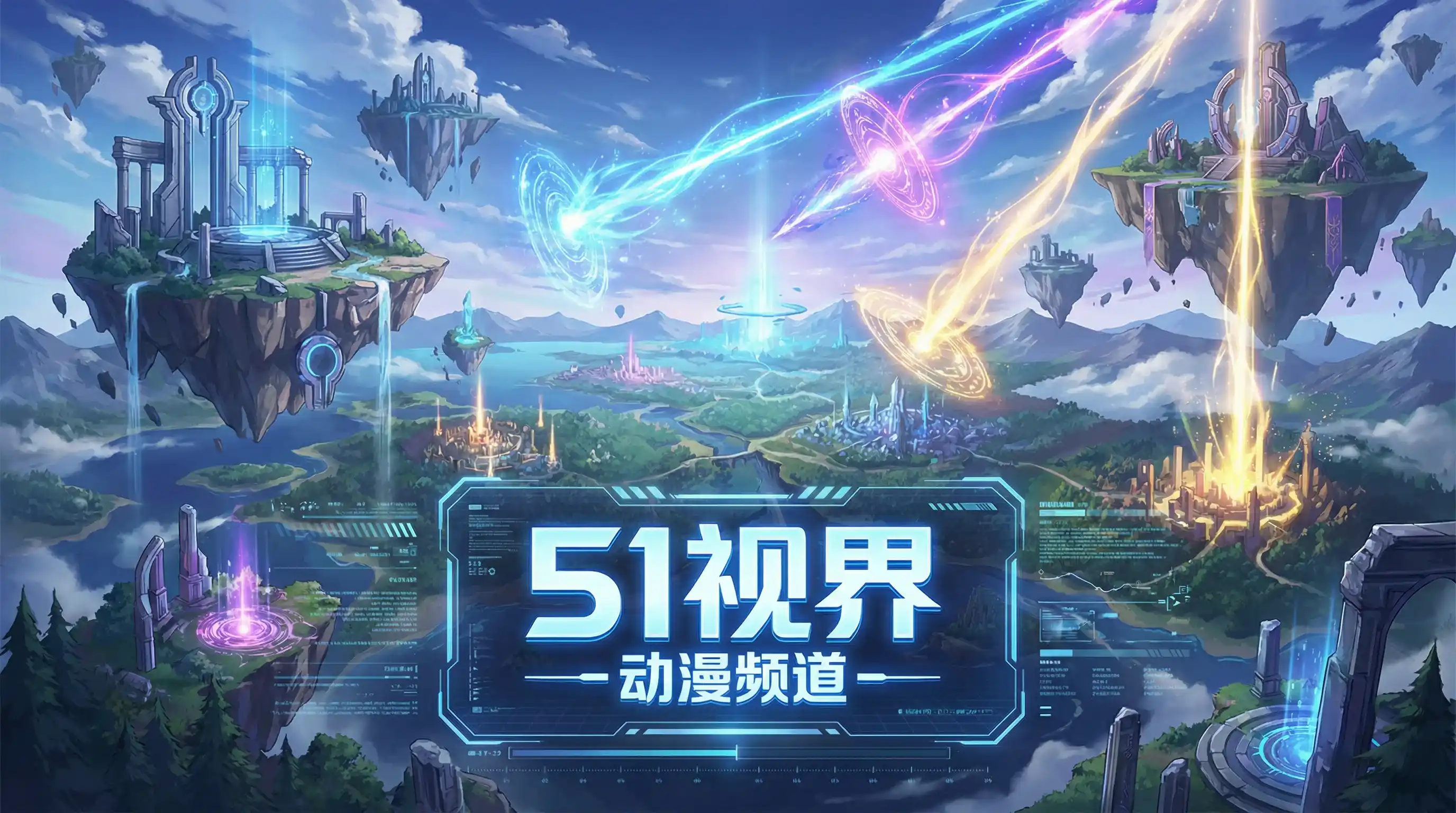 奇幻动漫世界浮空岛屿 - 五一网 动漫资讯