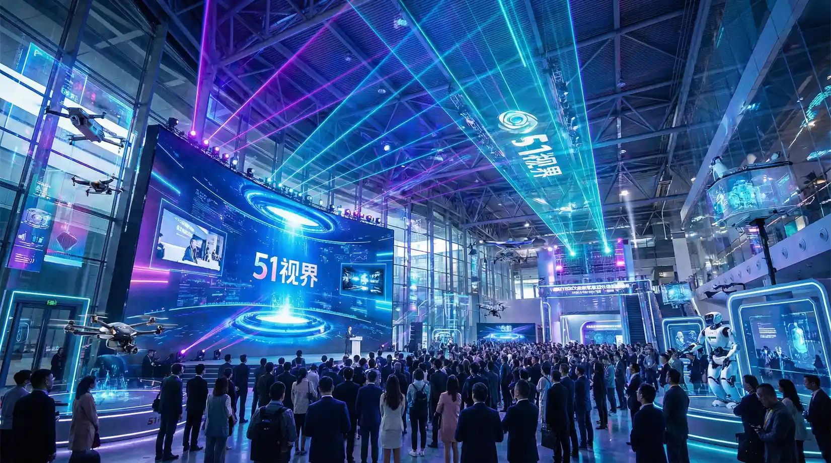 科技展览会现场 - 五一网 综合报道