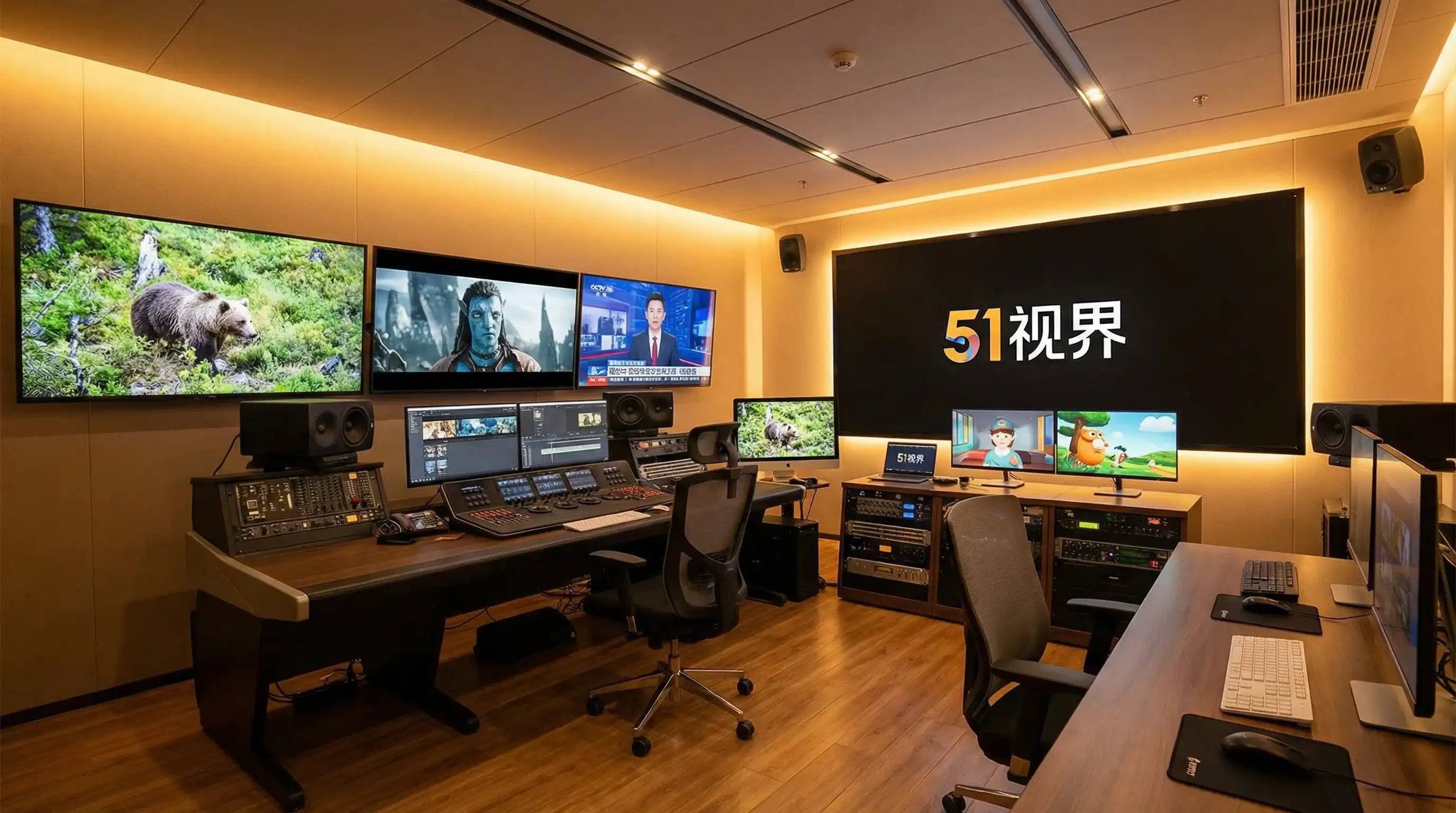 专业视频制作工作室内景 - 五一网 视频创作